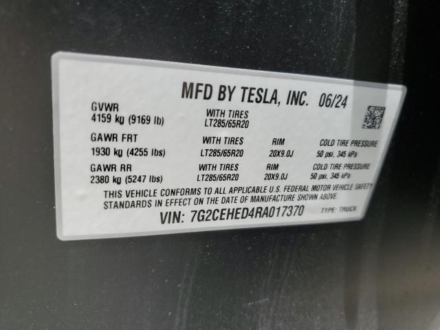 2024 TESLA CYBERTRUCK 7G2CEHED4RA017370