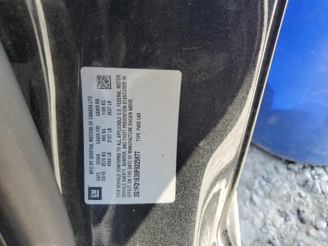 2015 CHEVROLET CAMARO LT - 2G1FD1E38F9225877