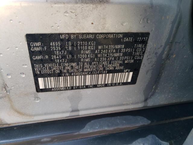2018 SUBARU OUTBACK 2. - 4S4BSANC4J3287589
