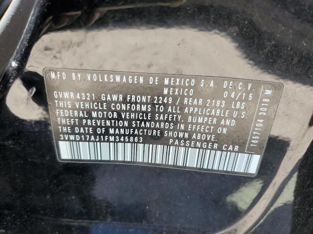 2015 VOLKSWAGEN JETTA SE - 3VWD17AJ1FM345863