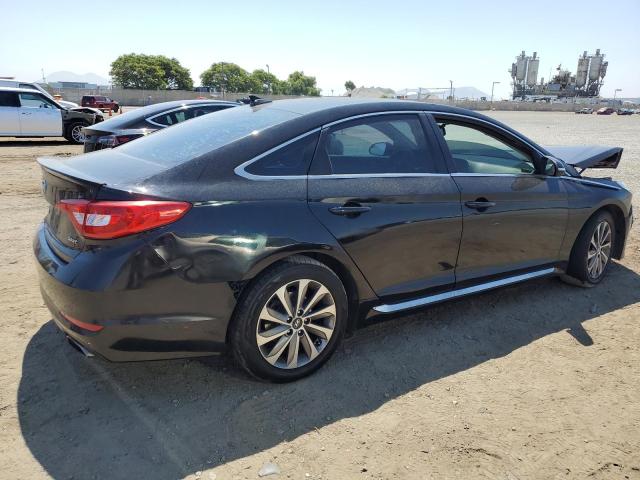 HYUNDAI SONATA SPO 2016 black sedan 4d gas 5NPE34AF6GH397377 photo #4