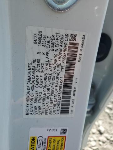 2023 HONDA CIVIC SPOR - 2HGFE2F52PH544517