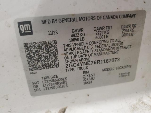 2024 CHEVROLET SILVERADO - 2GC4YNE76R1167073