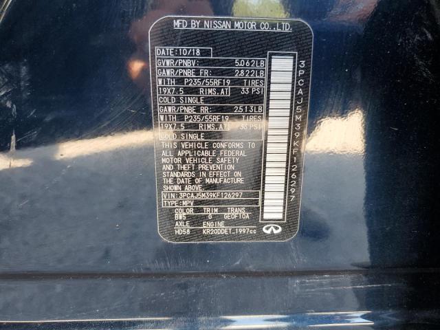 2019 INFINITI QX50 ESSEN - 3PCAJ5M39KF126297