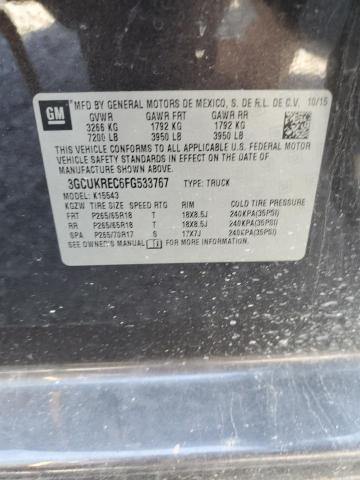 2015 CHEVROLET SILVERADO - 3GCUKREC6FG533767