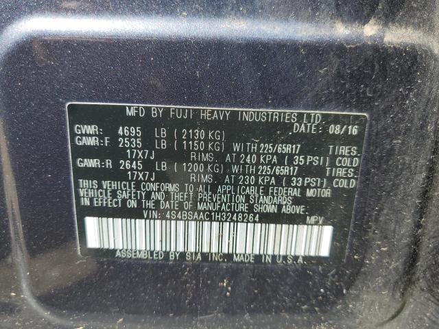 2017 SUBARU OUTBACK 2. - 4S4BSAAC1H3248264