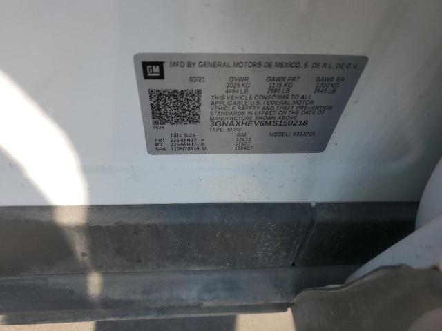 2021 CHEVROLET EQUINOX LS - 3GNAXHEV6MS150218