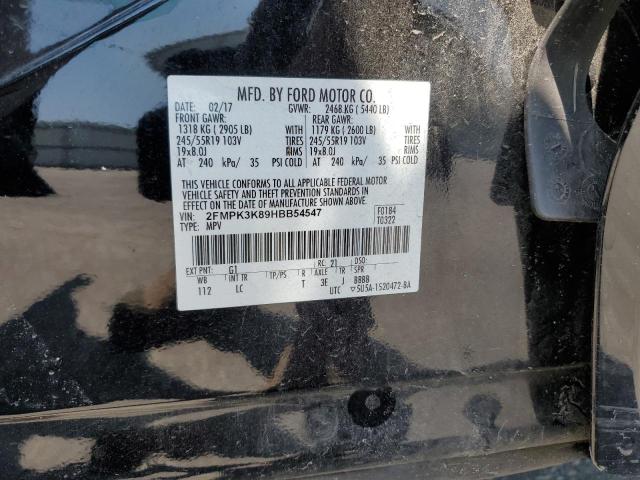 2017 FORD EDGE TITAN - 2FMPK3K89HBB54547