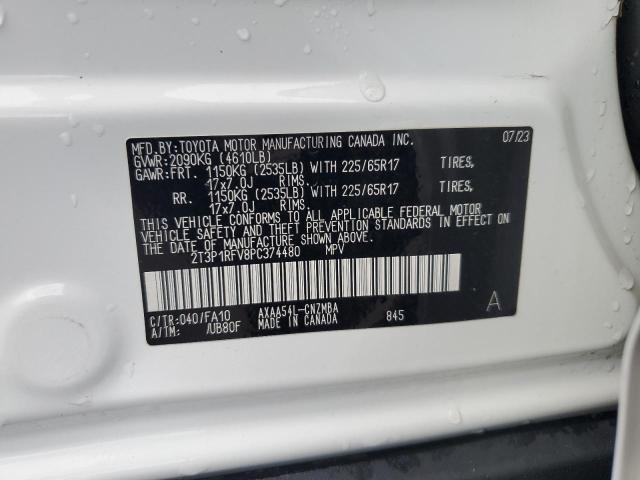 VIN 2T3P1RFV8PC374480 2023 Toyota RAV4, Xle no.14