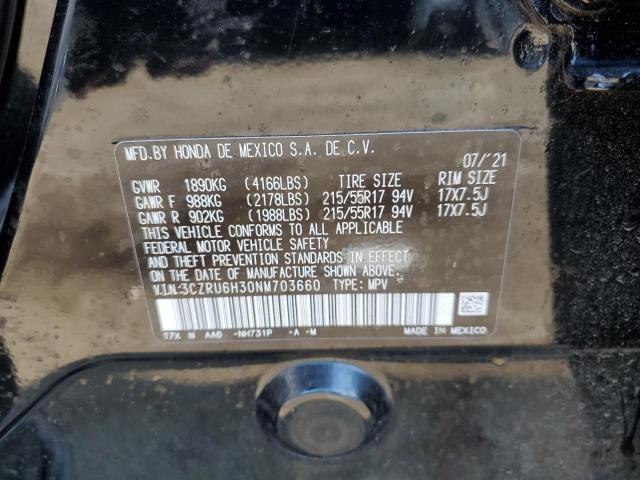 2022 HONDA HR-V LX - 3CZRU6H30NM703660