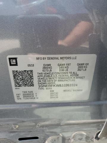 2018 CHEVROLET TRAVERSE L - 1GNERFKW8JJ263324