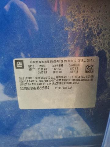 2018 CHEVROLET CRUZE LT - 3G1BE6SM7JS526884