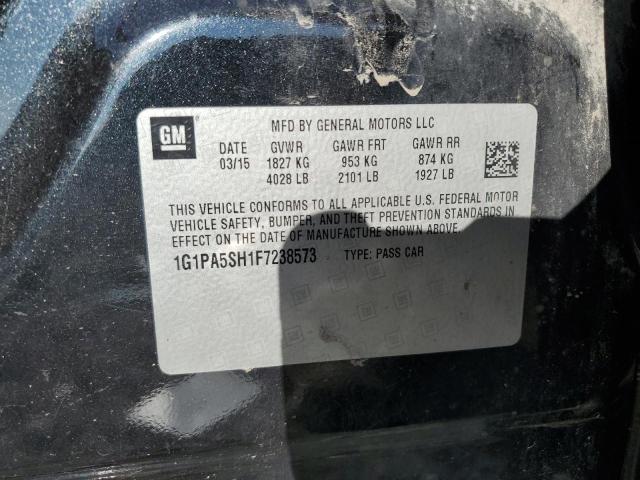 2015 CHEVROLET CRUZE LS - 1G1PA5SH1F7238573