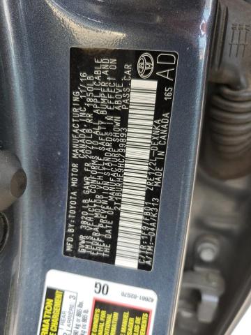 2017 TOYOTA COROLLA L - 2T1BURHE9HC799893