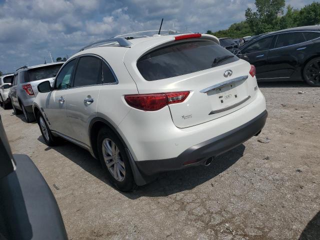 INFINITI FX37 2013 white  gas JN8CS1MW4DM174426 photo #3