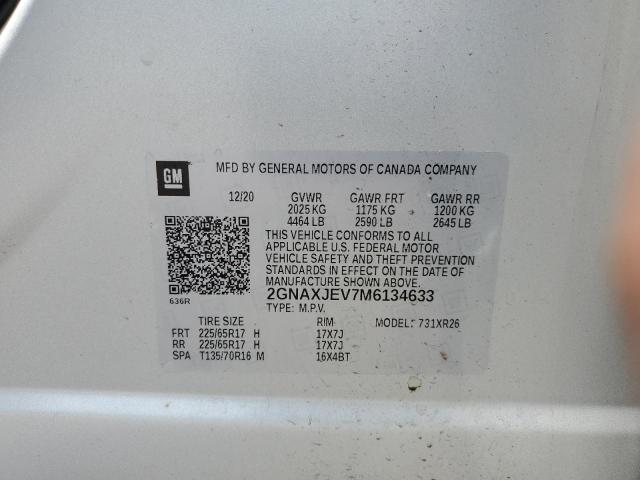 VIN 2GNAXJEV7M6134633 2021 CHEVROLET EQUINOX no.13