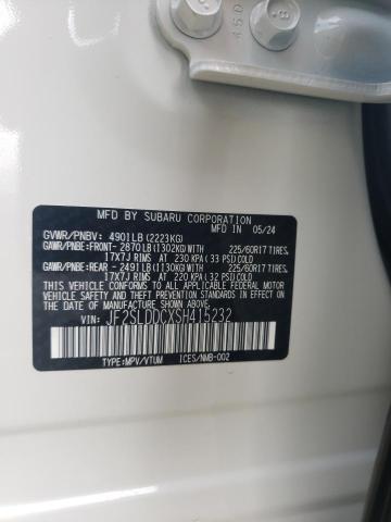 2025 SUBARU FORESTER P - JF2SLDDCXSH415232