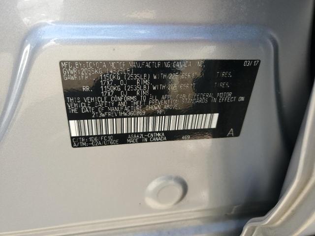 2017 TOYOTA RAV4 XLE - 2T3WFREV1HW360869