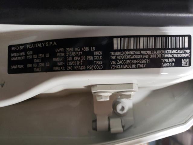 2017 JEEP RENEGADE T - ZACCJBCB9HPE98711