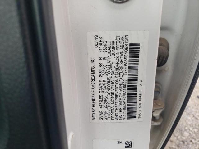 2019 HONDA ACCORD SPO - 1HGCV1F37KA130099
