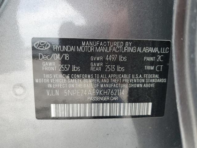 2019 HYUNDAI SONATA SE - 5NPE24AF9KH762114