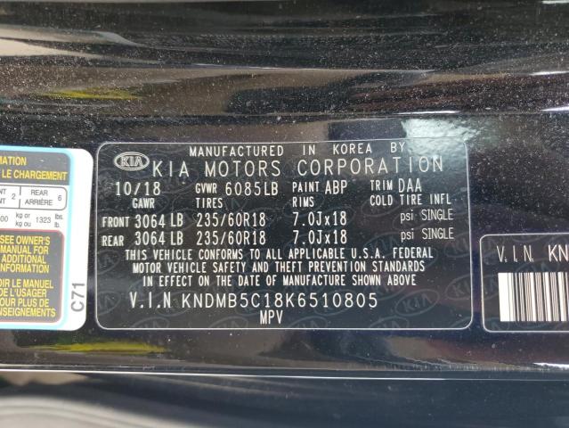 2019 KIA SEDONA LX - KNDMB5C18K6510805