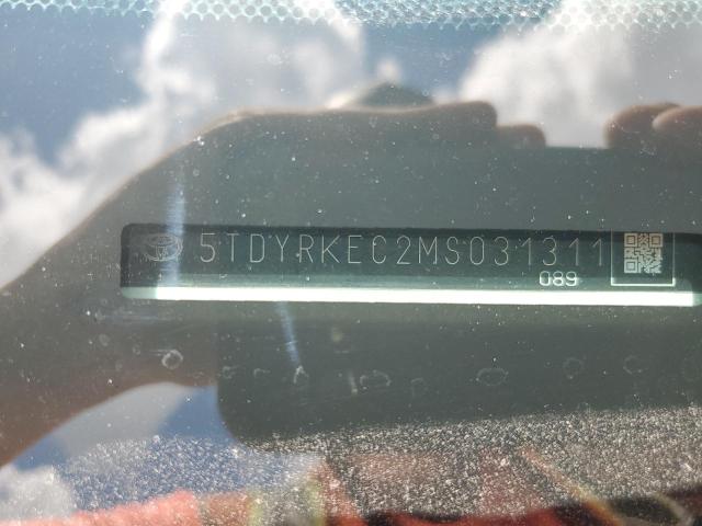 2021 TOYOTA SIENNA XLE - 5TDYRKEC2MS031311