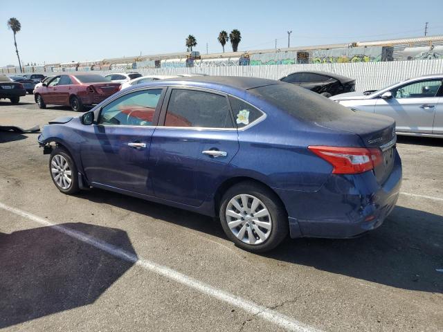 NISSAN SENTRA S 2016 blue sedan 4d gas 3N1AB7AP3GY247969 photo #3