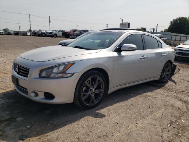 NISSAN MAXIMA S 2014 silver  gas 1N4AA5AP1EC452111 photo #1