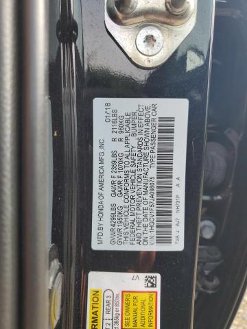 2018 HONDA ACCORD EXL - 1HGCV1F57JA098075