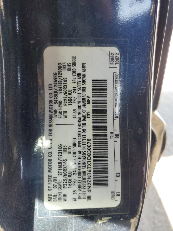 Lot #3028590947 2001 NISSAN QUEST SE