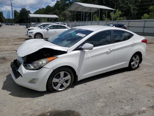 HYUNDAI ELANTRA GL 2013 white sedan 4d gas 5NPDH4AE0DH331679 photo #1