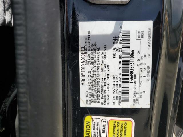2019 FORD MUSTANG GT - 1FA6P8CF8K5110066