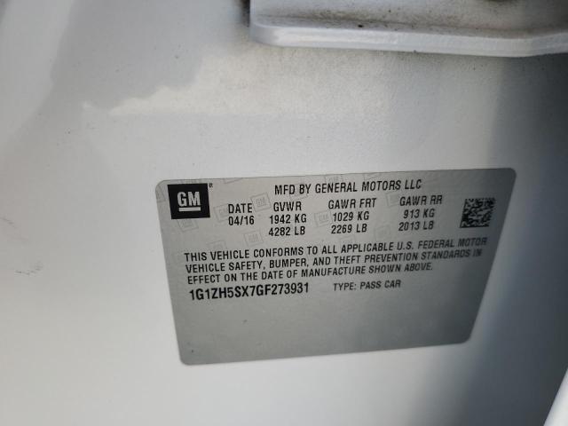 2016 CHEVROLET MALIBU PRE - 1G1ZH5SX7GF273931