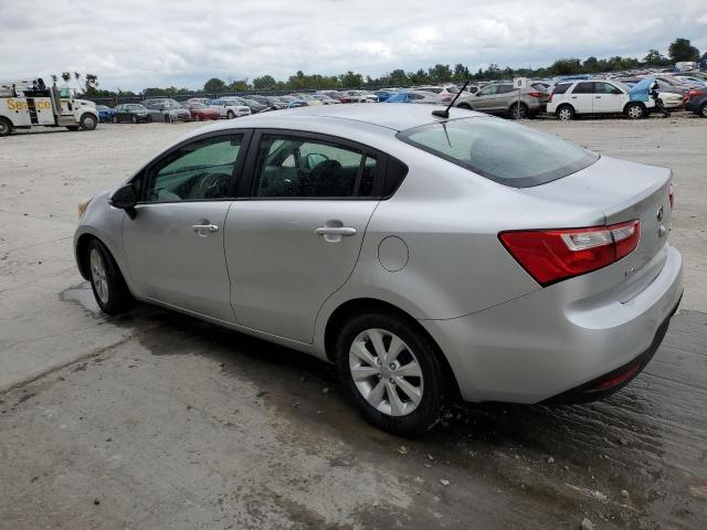 KIA RIO EX 2014 silver  gas KNADN4A3XE6352927 photo #3