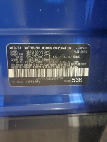 2020 MITSUBISHI ECLIPSE CR - JA4AT4AA1LZ008788