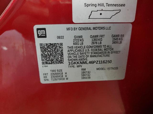 2023 GMC ACADIA SLT - 1GKKNML46PZ116250