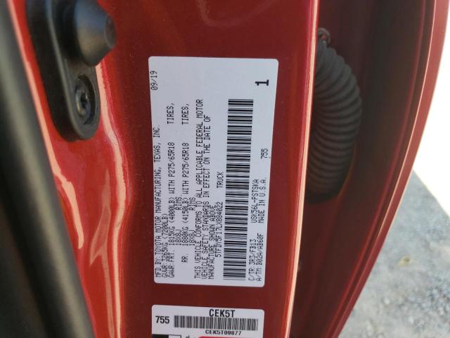 2020 TOYOTA TUNDRA CRE - 5TFDY5F17LX884022