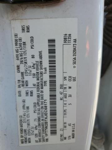 2018 FORD F250 SUPER - 1FT7W2BTXJEC68171