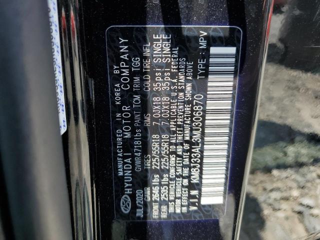 2021 HYUNDAI TUCSON LIM - KM8J33AL3MU306870