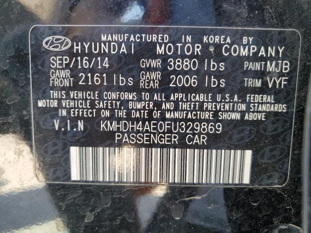 VIN KMHDH4AE0FU329869 2015 HYUNDAI ELANTRA no.13