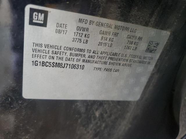 2018 CHEVROLET CRUZE LS - 1G1BC5SM8J7106310