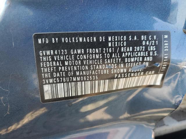2021 VOLKSWAGEN JETTA S - 3VWC57BU7MM062535