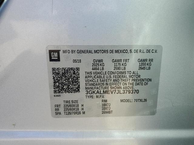 2018 GMC TERRAIN SL - 3GKALMEV7JL379370