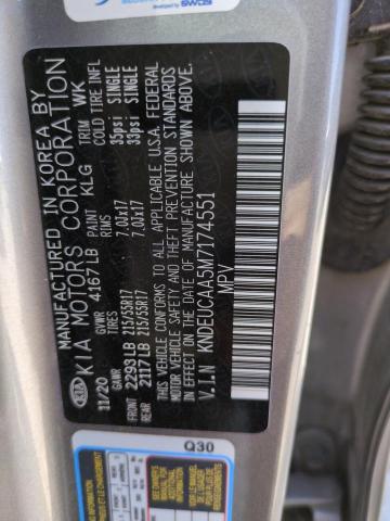 2021 KIA SELTOS S - KNDEUCAA5M7174551