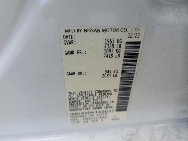 2023 NISSAN ALTIMA SR - 1N4BL4CV9PN340037