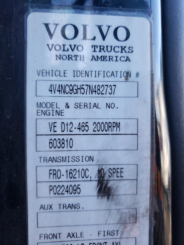 Lot #2890953628 2007 VOLVO VN VNL