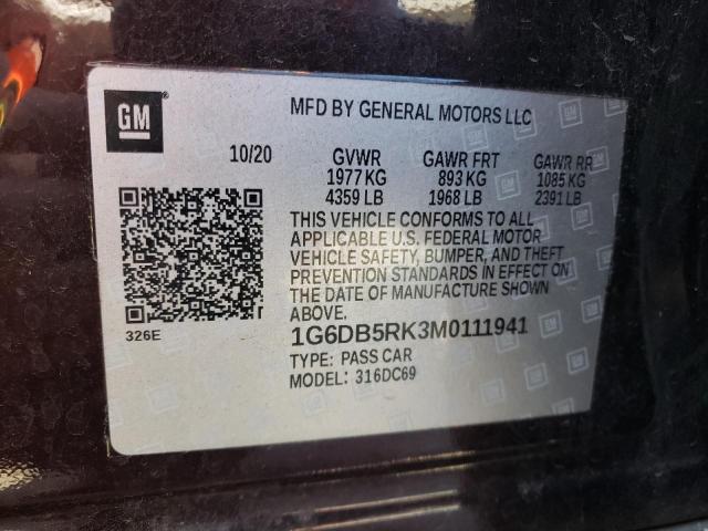 2021 CADILLAC CT4 PREMIU - 1G6DB5RK3M0111941
