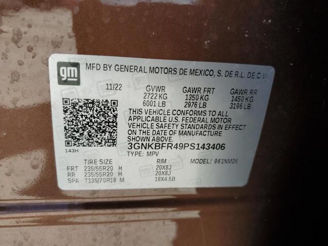 2023 CHEVROLET BLAZER PRE - 3GNKBFR49PS143406