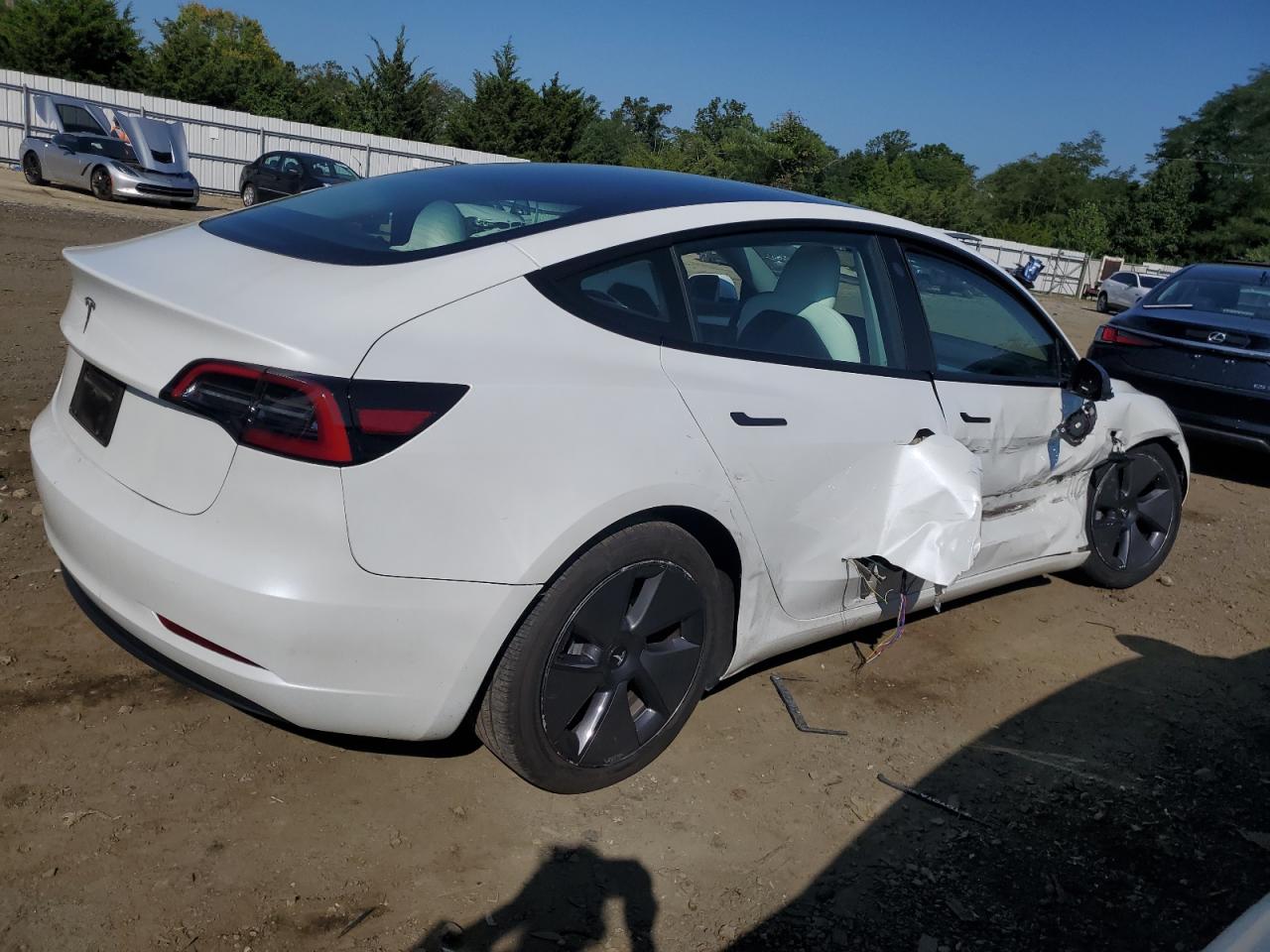 Lot #2955331662 2023 TESLA MODEL 3